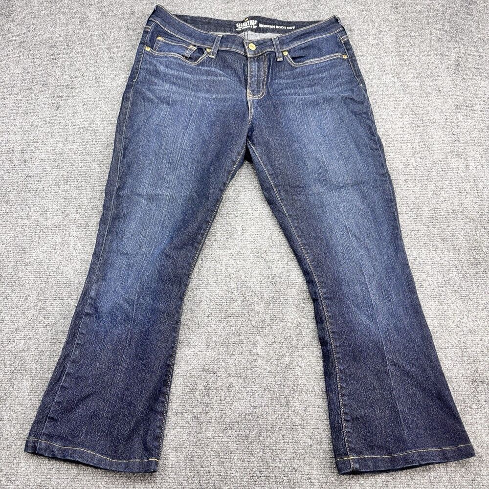 Signature Levi Strauss Women's 12 Long Modern Boot Cut Stretch Jeans